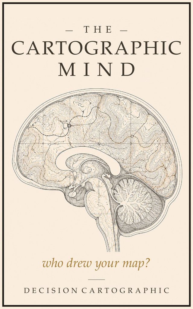 Book cover: The Cartographic Mind — who drew your map? A forthcoming volume from decision cartographic
